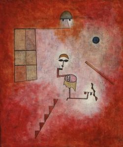 Peinture sur toile de Paul Klee Prestidigitator Conjuring Trick 1927 reproduction peinte à la main