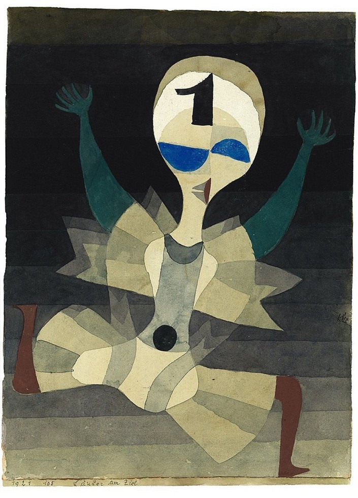 Paul Klee, Runner at the Goal - 1921
