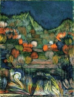 Peinture sur toile de Paul Klee Small Dune Picture reproduction peinte à la main