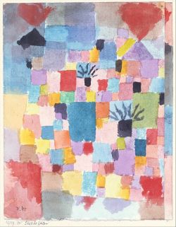 Peinture sur toile de Paul Klee, Southern Tunisian garden reproduction peinte à la main