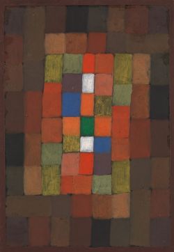 Peinture sur toile de Paul Klee, Static-Dynamic Gradation reproduction peinte à la main