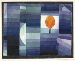 Peinture sur toile de Paul Klee, The Messenger of Autumn reproduction peinte à la main