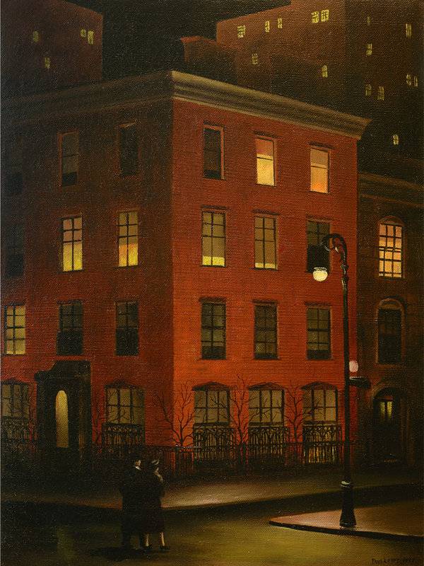 Paul Lantz New York Street Scene 1940