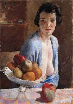 Paulo Ghiglia Donna In Interno reproduction peinte à la main
