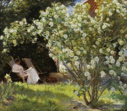 Peder Kroyer Roses reproduction peinte à la main