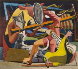 Philip Guston Gladiators 1940 reproduction peinte à la main