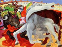 Peinture sur toile de Picasso Death Of The Toreador reproduction peinte à la main