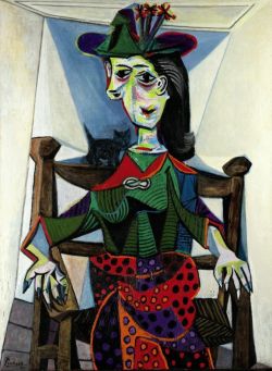 Peinture sur toile de Picasso Dora Maar With Cat reproduction peinte à la main