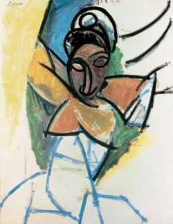 Peinture sur toile de Picasso Femme reproduction peinte à la main