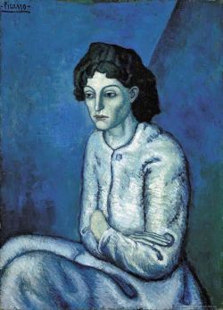 Peinture sur toile de Picasso Femme Aux Bras Croises reproduction peinte à la main