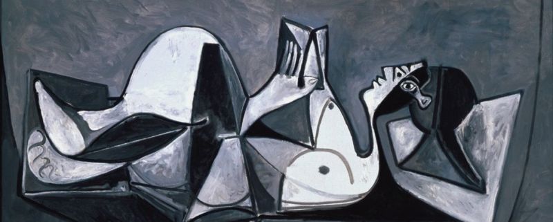 Picasso Femme Couchee Lisant Reclining Woman Reading 1960