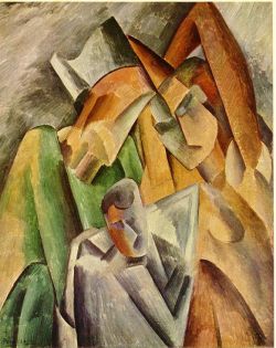 Peinture sur toile de Picasso Harlequin S Family reproduction peinte à la main