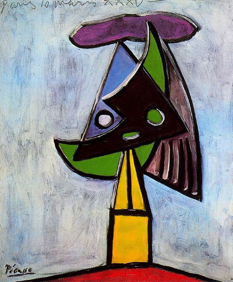 Picasso Head Of A Woman Olga Picasso