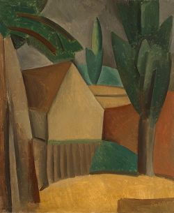 Peinture sur toile de Picasso House In A Garden reproduction peinte à la main