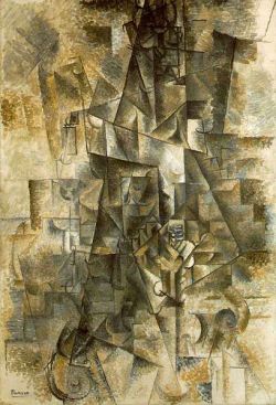 Peinture sur toile de Picasso L Accordioniste 130x89cm reproduction peinte à la main