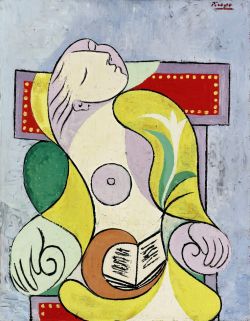 Peinture sur toile de Picasso La Lecture reproduction peinte à la main