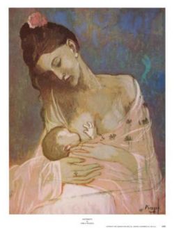 Peinture sur toile de Picasso Maternity reproduction peinte à la main