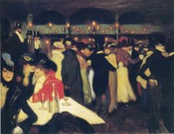 Peinture sur toile de Picasso Moulin De La Galette reproduction peinte à la main