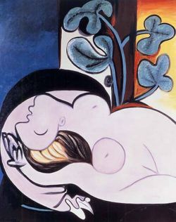 Peinture sur toile de Picasso Nude In A Black Armchair reproduction peinte à la main