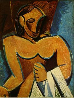 Peinture sur toile de Picasso Nude With Towel reproduction peinte à la main