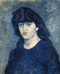 Peinture sur toile de Picasso Portrait Of Suzanne Bloch reproduction peinte à la main
