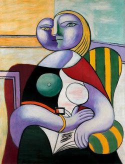Peinture sur toile de Picasso Reading reproduction peinte à la main