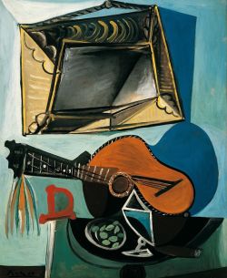 Peinture sur toile de Picasso Still Life With Guitar 1942 reproduction peinte à la main