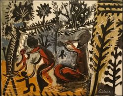 Peinture sur toile de Picasso Tableau De Picasso reproduction peinte à la main