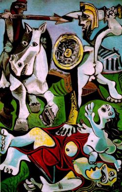 Peinture sur toile de Picasso The Abduction Of Sabines reproduction peinte à la main