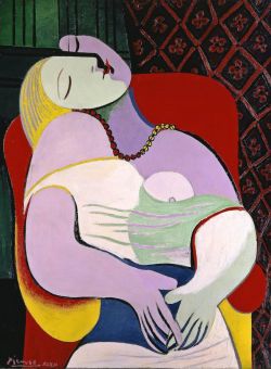 Peinture sur toile de Picasso The Dream reproduction peinte à la main