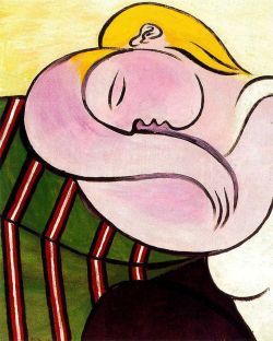 Peinture sur toile de Picasso Woman With Yellow Hair reproduction peinte à la main