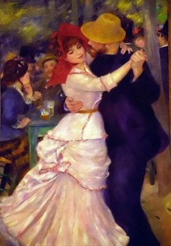 Peinture sur toile de Pierre-auguste Renoir Dance At Bougival 1883 reproduction peinte à la main