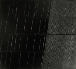 Peinture sur toile de Pierre Soulages Outrenoir Number 08 reproduction peinte à la main