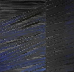 Peinture sur toile de Pierre Soulages Outrenoir Number 13 reproduction peinte à la main