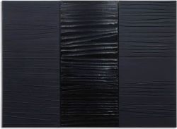 Peinture sur toile de Pierre Soulages Outrenoir Number 14 reproduction peinte à la main