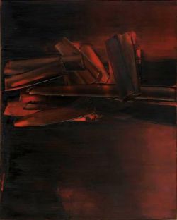 Peinture sur toile de Pierre Soulages Peinture 10 Mai 1961 reproduction peinte à la main