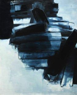 Peinture sur toile de Pierre Soulages Peinture 162 X 130 Cm 14 Avril 1962 reproduction peinte à la main