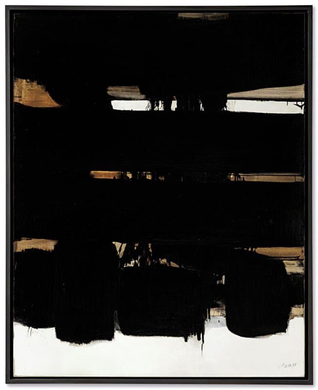 Pierre Soulages Peinture 162 X 130 Cm 16 Octobre 1966