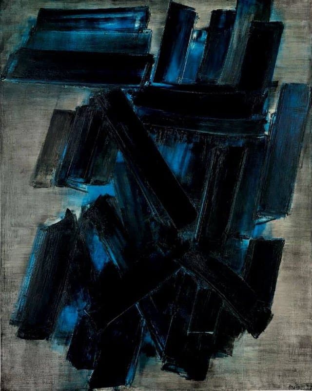 Pierre Soulages Peinture 195 X 155 Cm 7 Fe Vrier 1957