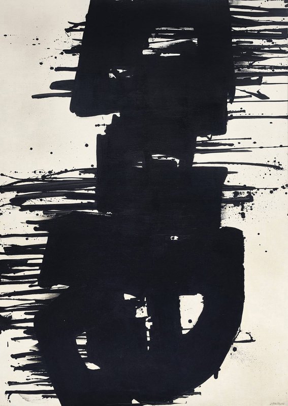 Pierre Soulages Peinture 202 X 143 Cm 21 Septembre 1967