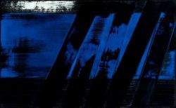 Peinture sur toile de Pierre Soulages Peinture 21 Avril 1991 reproduction peinte à la main
