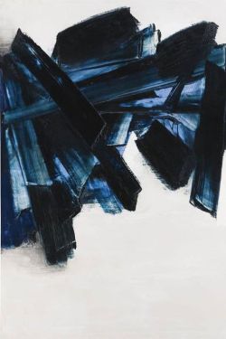 Peinture sur toile de Pierre Soulages Peinture 21 Novembre 1959 reproduction peinte à la main