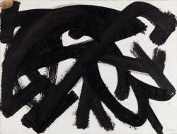 Peinture sur toile de Pierre Soulages Peinture 260 X 202 Cm 19 Juin 1963 reproduction peinte à la main