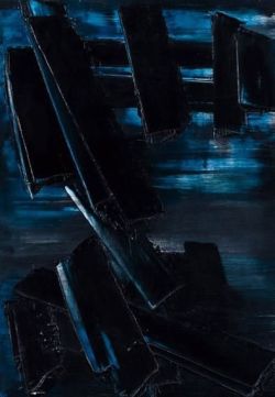 Peinture sur toile de Pierre Soulages Peinture 29 Mai 1959 reproduction peinte à la main