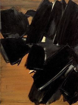 Peinture sur toile de Pierre Soulages Peinture 81 X 60cm. 21 Mars 1961 reproduction peinte à la main