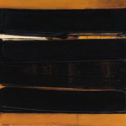 Peinture sur toile de Pierre Soulages Peinture 81 X 81 Cm 1978 reproduction peinte à la main