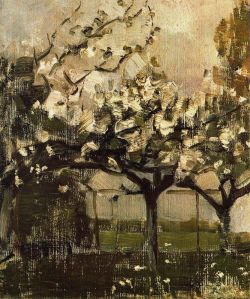 Peinture sur toile de Piet Mondrian, Alberi, 1908 reproduction peinte à la main