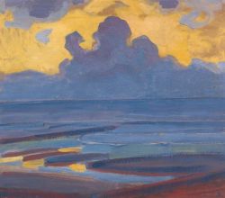 Peinture sur toile de Piet Mondrian By The Sea 1909 reproduction peinte à la main