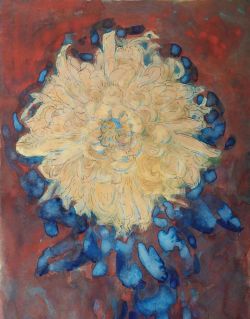 Peinture sur toile de Piet Mondrian Chrysanthemum C. 1908-09 reproduction peinte à la main
