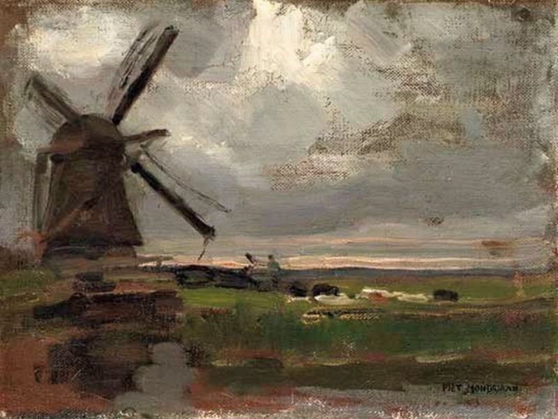 Piet Mondrian, Molen aan 't Gein, c. 1905